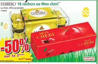 Norma 16 Rochers ou Mon Chéri offre