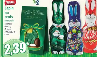 Norma Lapin ou Œufs offre