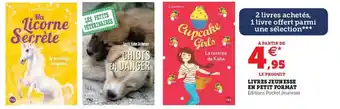 Super U Livres jeunesse en petit format offre