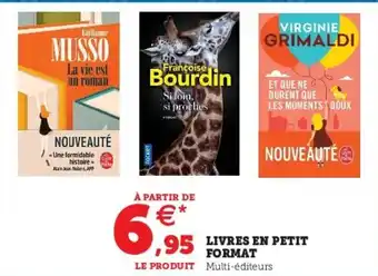 Super U Livres en petit format offre