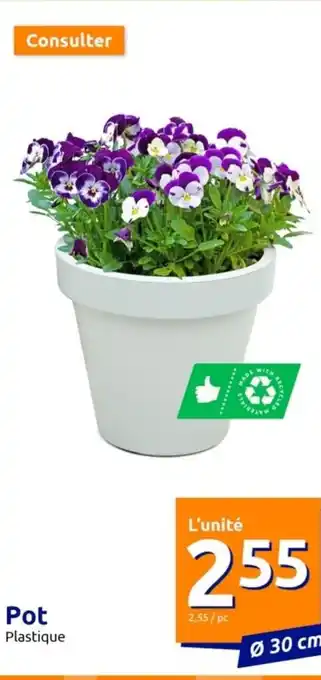 Action Pot Plastique offre