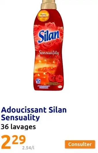 Action Adoucissant Silant Sensuality offre