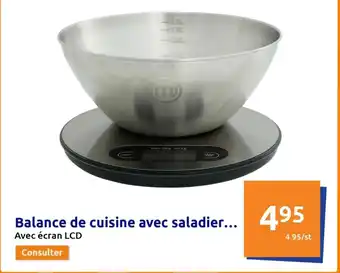 Action Balance de Cuisine Avec Saladier offre