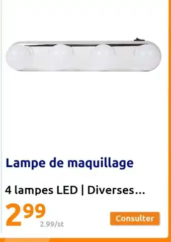 Action Lampe de Maquillage offre