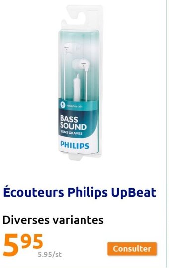 Écouteurs Philips UpBeat