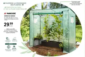 Lidl Serre de Jardin offre