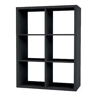 Castorama Etagère modulable 6 cubes coloris gris mixxit offre