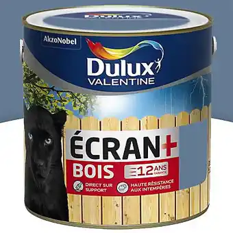 Castorama Peinture bois extérieur ecran+ bois dulux valentine satin orage ral 5014 2l offre