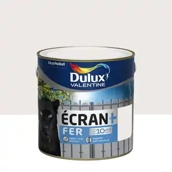 Castorama Peinture ecran+ fer protection antirouille dulux valentine brillant vert basque ral 6005 2l offre