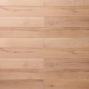 Parquet massif clipsable en chĂȘne gabrielle finition huilĂ©e coloris chĂȘne blanchi l.12 x Ă©p.0,15 cm