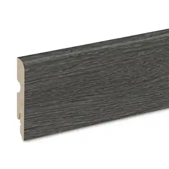 Castorama Plinthe bois mdf grise pour parquet et stratifié goodhome décor 110 l.220 x h.8 x ép.1,3 cm offre