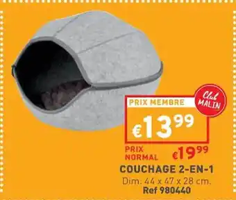Couchage 2en1