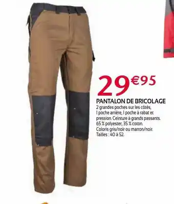 Pantalon de bricolage