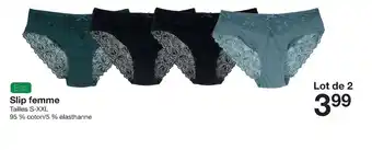 Zeeman Slip femme offre