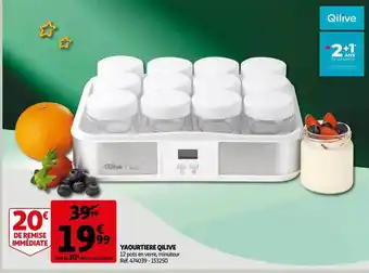 Auchan Yaourtière qilive offre