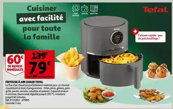 Auchan Friteuse à air chaud tefal offre