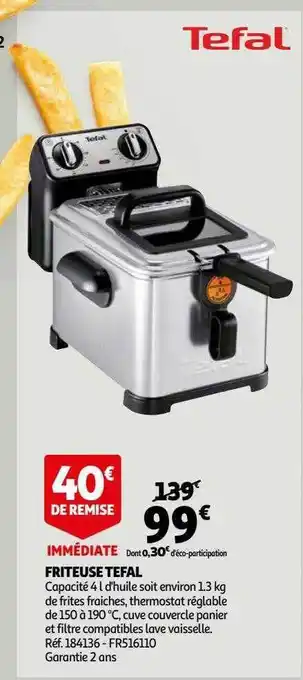 Auchan Friteuse tefal offre