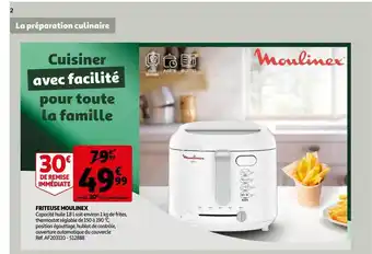 Auchan Friteuse moulinex offre