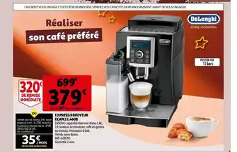 Auchan Expresso broyeur ecam23.460b dëlonghi offre