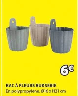 JYSK Bac à fleurs buksebie offre