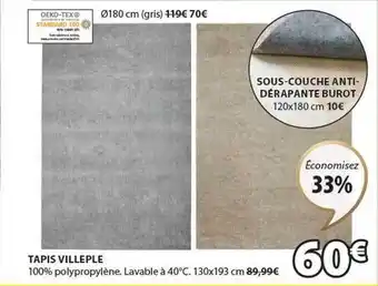 JYSK Tapis villeple offre