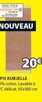 JYSK Tapis kubjelle offre
