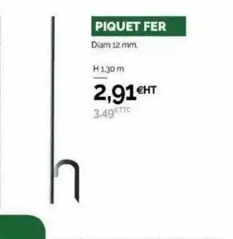 Piquet fer