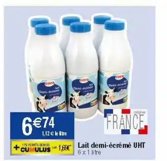 Migros Lait demi-écrémé uht offre