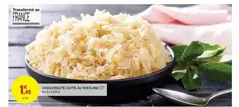 Intermarché Hyper Choucroute cuite au riesling offre