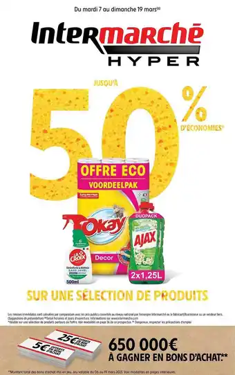 Intermarché Hyper Produits ajax, la croix, okay offre