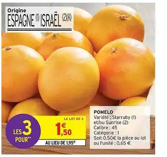 Intermarché Hyper Pomelo offre