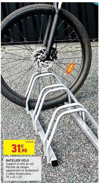 Intermarché Hyper Râtelier vélo offre