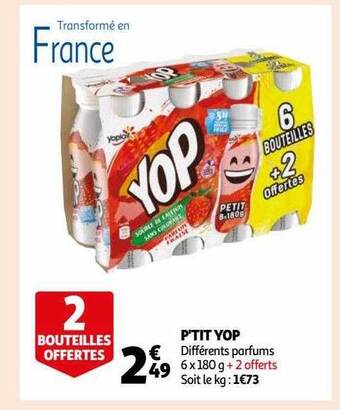 Auchan P'tit yop offre