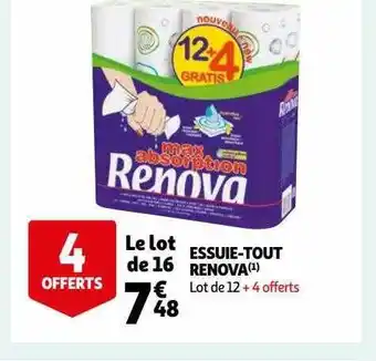 Auchan Essuie-tout renova offre