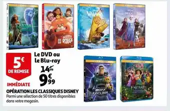 Auchan Opération les classiques disney offre