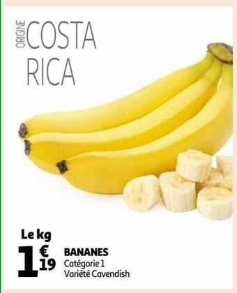 Auchan Bananes offre