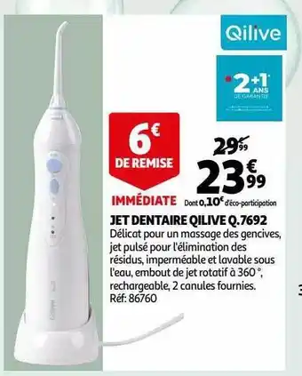 Auchan Jet dentaire qilive q.7692 offre