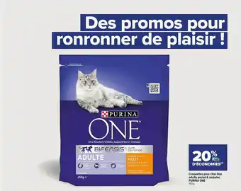 Croquettes pour chat one adulte poulet & céréales purina one