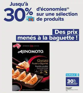 Gyoza surgelé ajinomoto