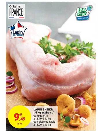 Intermarché Lapin entier offre
