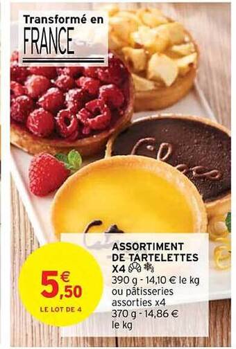 Intermarché Assortiment de tartelettes x4 offre