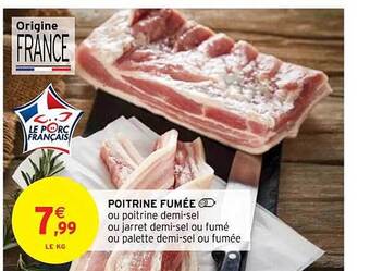 Intermarché Poitrine fumée offre