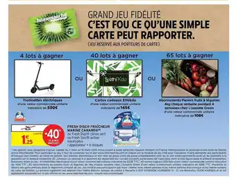 Intermarché Fresh disc fraîcheur marine canard offre