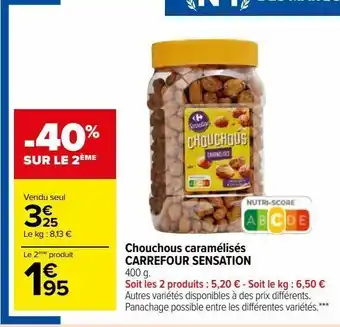 Carrefour Market Chouchous caramélisés carrefour sensation offre