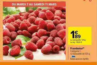Carrefour Framboise offre