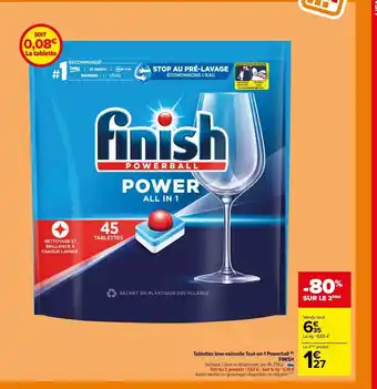 Tablettes lave-vaisselle tout-en-1 powerball (d) finish