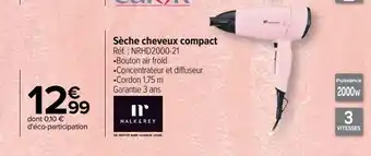 Sèche cheveux compact nalk & rey