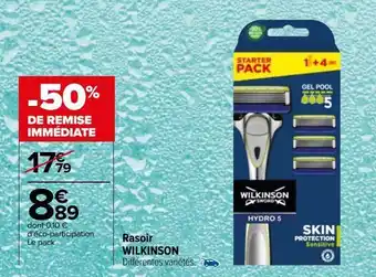 Carrefour Rasoir wilkinson offre