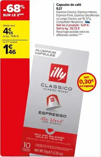Capsules de café illy