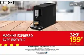 Machine expresso avec broyeur